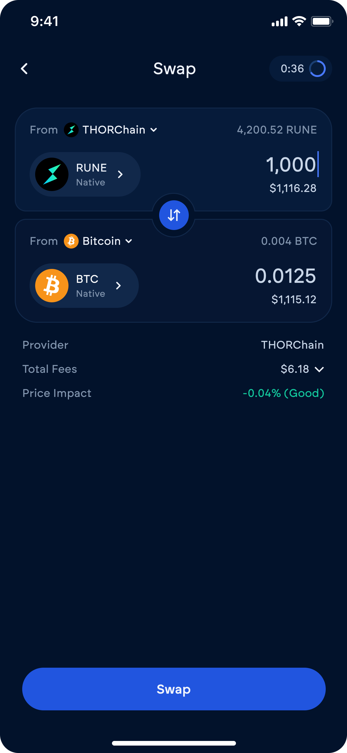 Vultisig Mobile App Preview